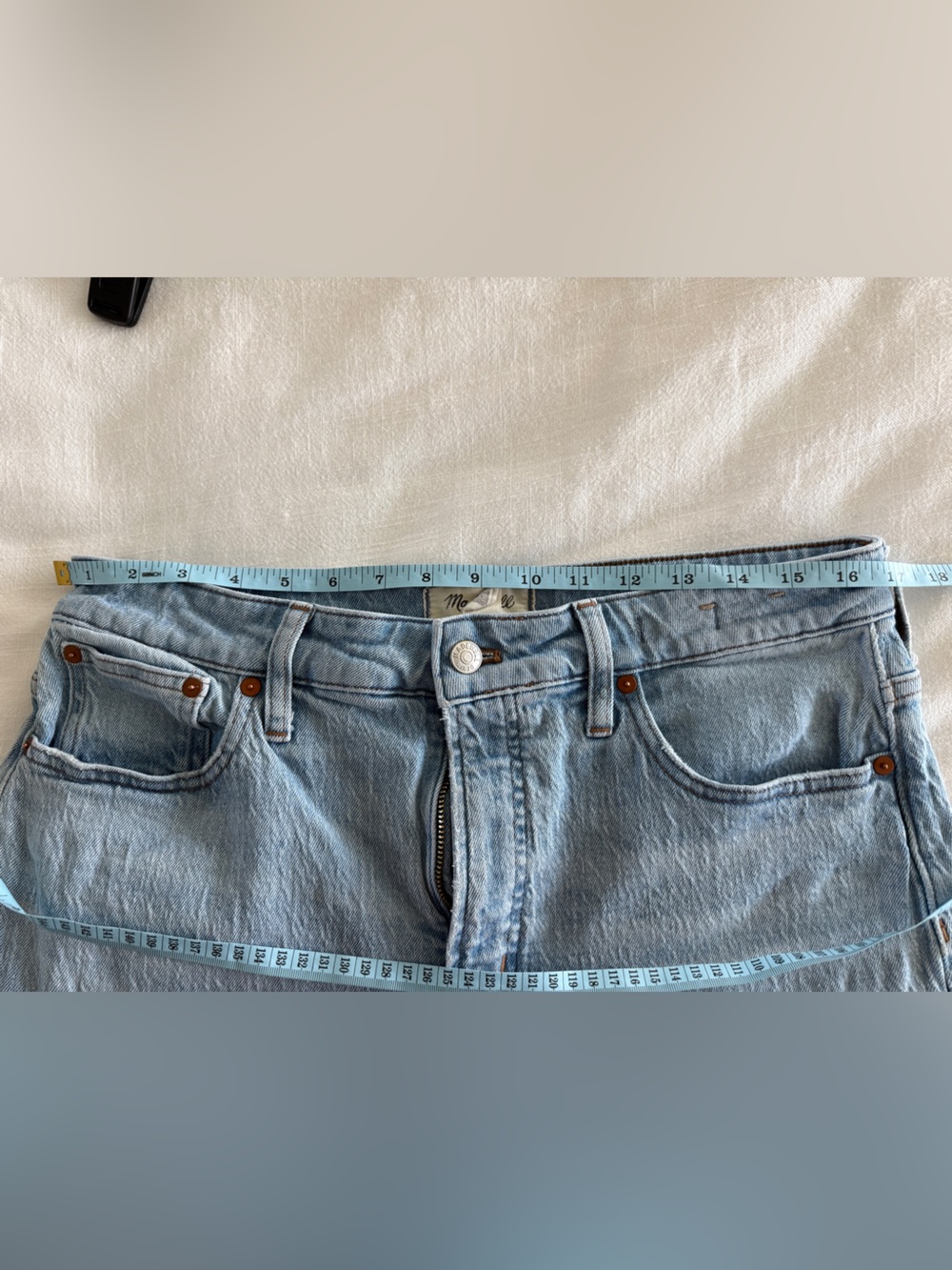 Madewell Women’s Curvy Perfect Vintage Wide Leg Crop Jeans Sz 31 - Picture 11 of 14
